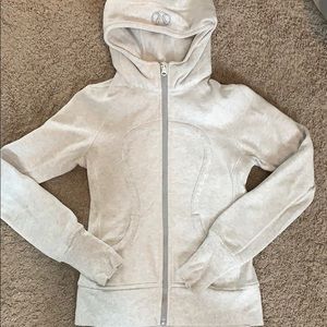 Grey lululemon zip up jacket